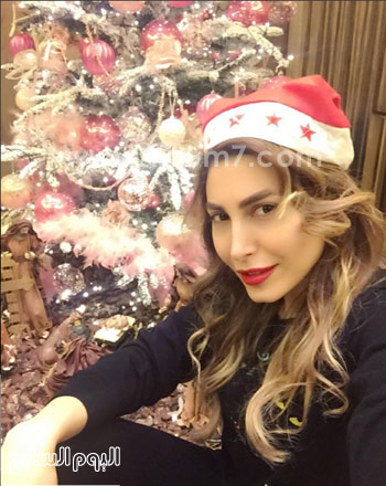 يارا تحتفل بالكريسماس -اليوم السابع -12 -2015