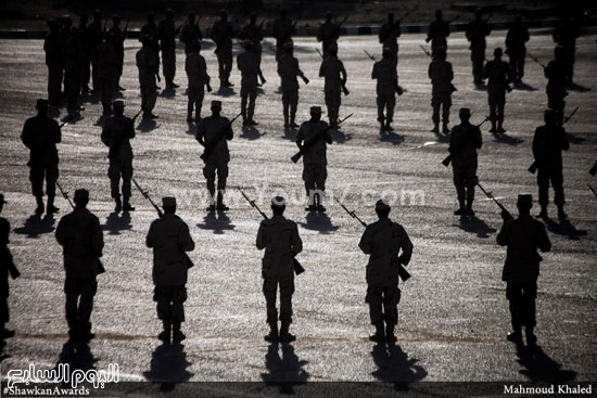 عرض عسكرى بالكلية الحربية - تصوير: محمود خالد -اليوم السابع -12 -2015