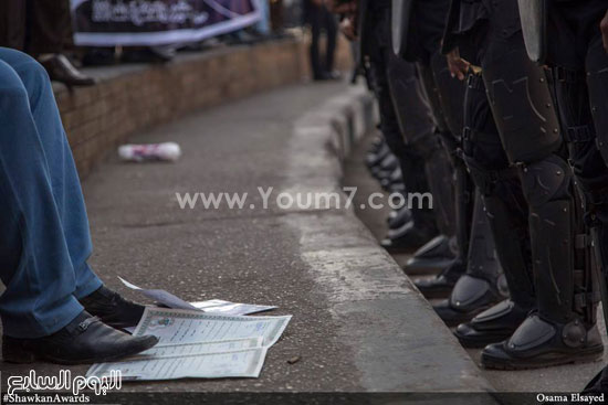  من وقفة حملة الماجستير والدكتوراه فى ميدان التحرير - تصوير: أسامة السيد -اليوم السابع -12 -2015