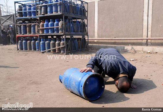  أزمة أنابيب الغاز - تصوير: رانيا جمعة -اليوم السابع -12 -2015