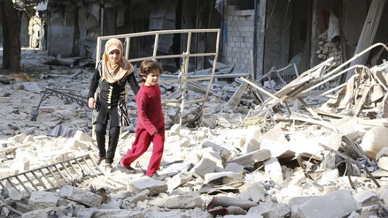 أطفال سوريا على الأنقاض  -اليوم السابع -12 -2015