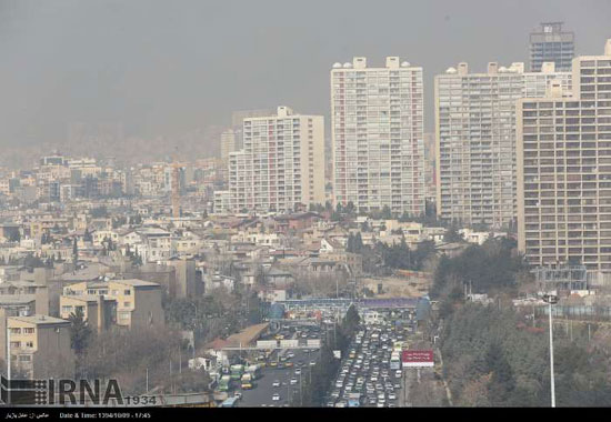 تلوث الجو فى طهران  -اليوم السابع -12 -2015