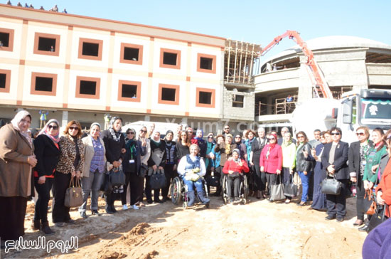  زيارة 48 نائبة بمجلس النواب لمستشفى شفاء الأورمان بمدينة طيبة -اليوم السابع -12 -2015