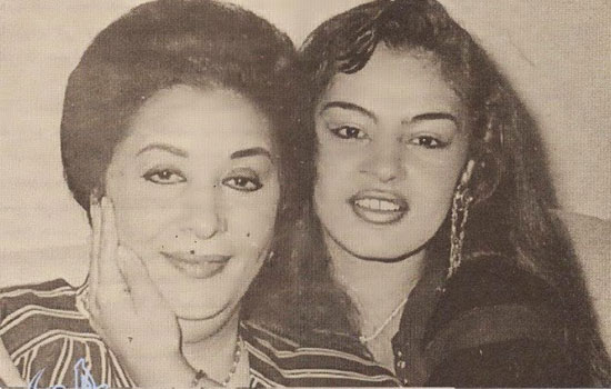 شريهان مع والدتها عواطف الشلقامي -اليوم السابع -12 -2015