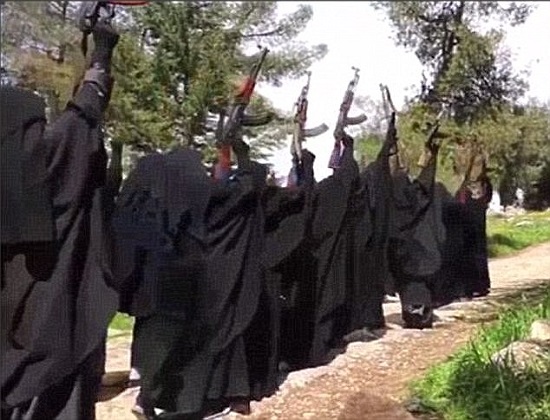 نساء داعش -اليوم السابع -12 -2015