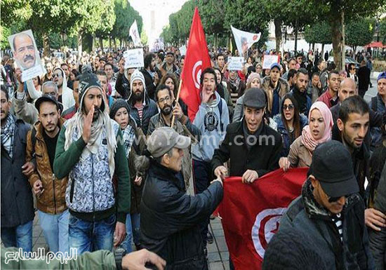 احتجاجات العاطلين فى تونس (1)