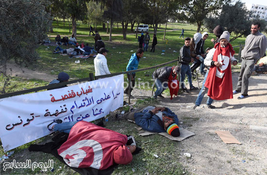 احتجاجات العاطلين فى تونس (5)