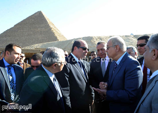 الحكومة المصرية  المتحف المصرى الكبير اخبار مصر  شريف اسماعيل رئيس الوزراء (3)