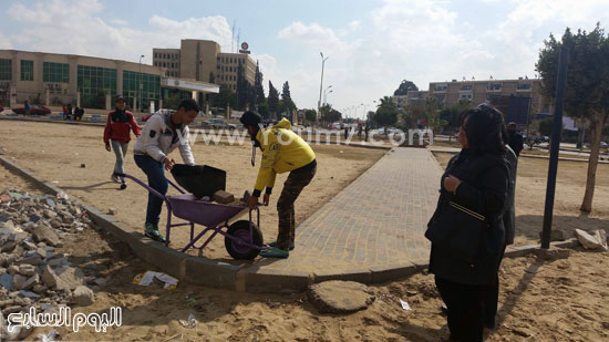 جمعية الشبان المسيحية بالإسماعيلية تشارك فى مشروع الخدمة العامة (1)