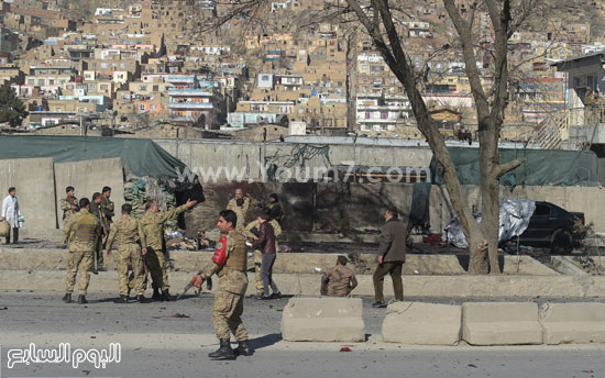 انفجار قوى  مركز للشرطة  أخبار أفغانستان  سقوط ضحايا  كابول (2)