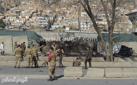 انفجار قوى  مركز للشرطة  أخبار أفغانستان  سقوط ضحايا  كابول (5)