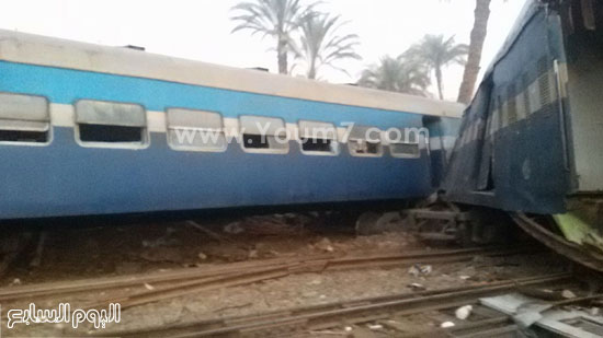 حادث قطار بنى سويف (2)