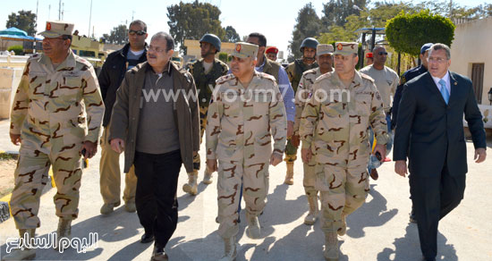 وزير الدفاع، وزارة الداخلية، رجال الجيش، الشرطة، شمال سيناء، اخر الاخبار (2)