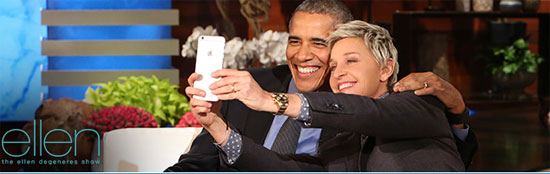 ألين دى جينيريس مع أوباما (3)