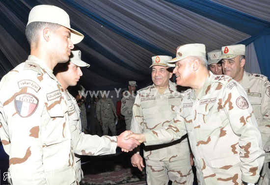 وزير الدفاع  القوات المسلحة  الجيش تنمية سيناء  الفريق اول صدقى صبحى الجيش الثالث رئيس الاركان المصرية (4)