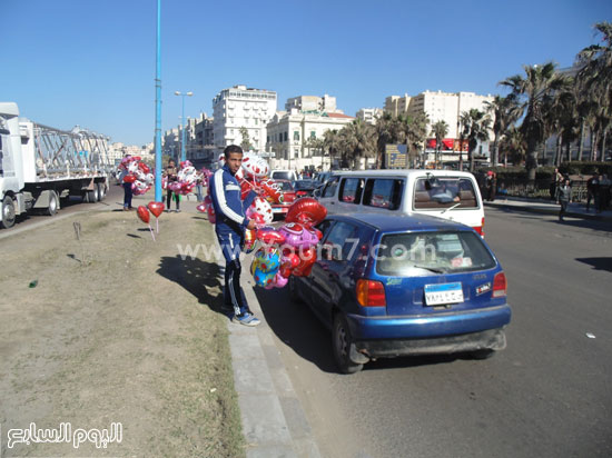 كورنيش الإسكندرية يحتفل بعيد الحب (2)