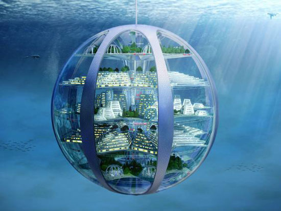 مدن تحت المياه