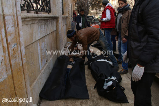 مقتل 14 مدنيا فى قصف على مستشفى ومدرسة بأعزاز شمالى سوريا (5)