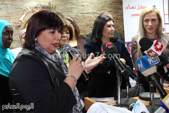مؤتمر صحفى   القومى للمراه  محمد صبحى  مايا مرسى (11)