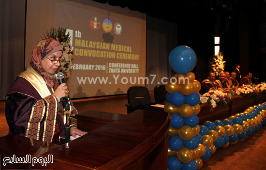 حفل تخريج الطلاب الماليزيين بجامعة طنطا (3)