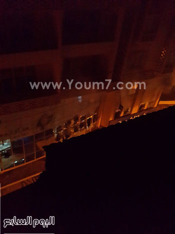 حريق مستشفى الشروق بالاسكندرية (2)