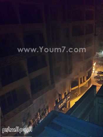 حريق مستشفى الشروق بالاسكندرية (3)