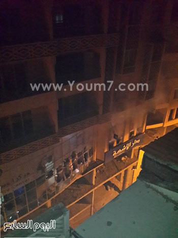 حريق مستشفى الشروق بالاسكندرية (4)