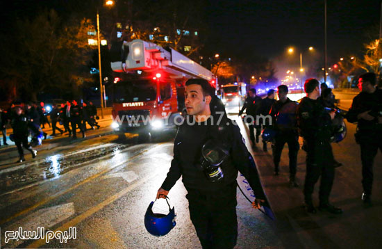 الشرطة التركية ، تركيا ، حادث انقره (4)