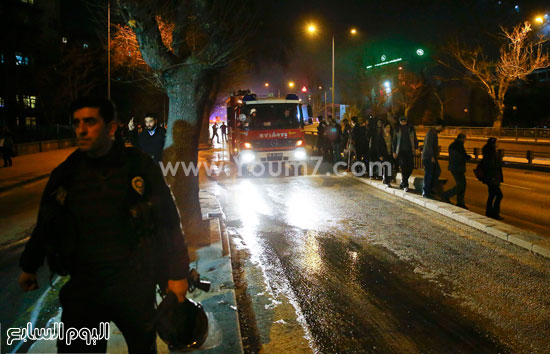 الشرطة التركية ، تركيا ، حادث انقره (6)