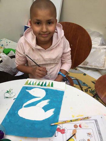 لوحات أطفال مستشفى 57357 لمرضى السرطان  (3)