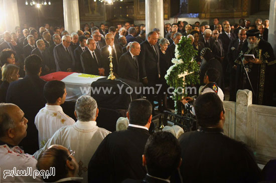 وفاة بطرس غالى جنازة بطرس غالى الكنيسة البطرسية نبيل العربى عمرو موسى  (4)