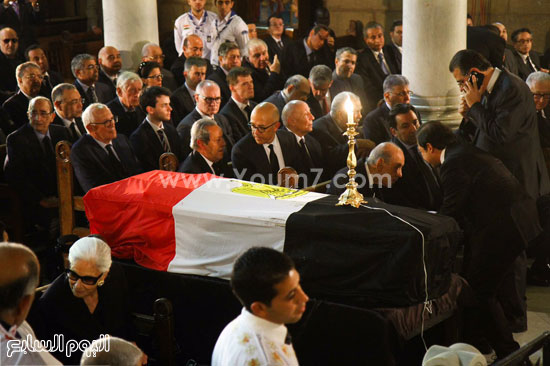 وفاة بطرس غالى جنازة بطرس غالى الكنيسة البطرسية نبيل العربى عمرو موسى  (19)