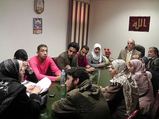 لقاء طلاب المعهد الفنى الصحى باللواء أحمد ضيف صقر محافظ الغربية (8)