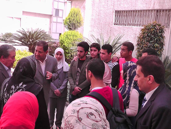 لقاء طلاب المعهد الفنى الصحى باللواء أحمد ضيف صقر محافظ الغربية (11)