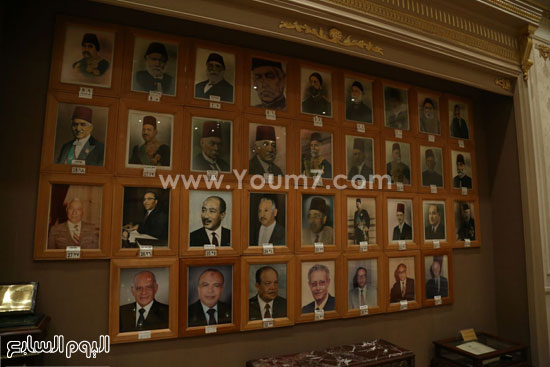 صوره على عبد العال ضمن رؤساء مجلس النواب (1)