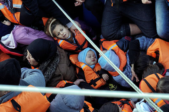 المهاجرين على حدود اليونان (3)