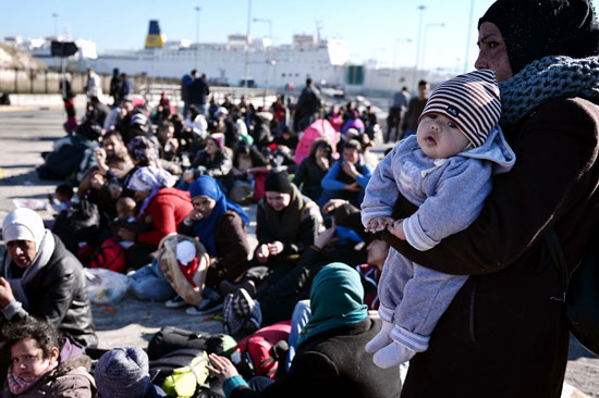 المهاجرين على حدود اليونان (11)