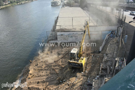 حملة إزالة التعديات على نهر النيل - الجيزة (5)