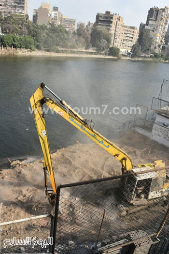حملة إزالة التعديات على نهر النيل - الجيزة (2)