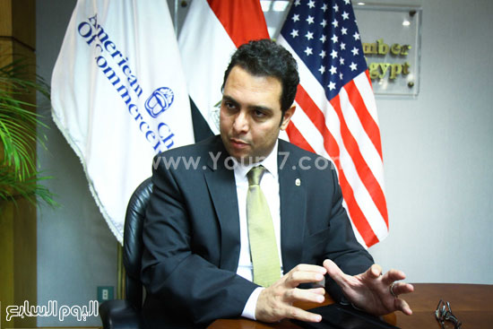 1الاقتصاد المصري القيمة المضافة  محدودي الدخل اخبار الاقتصاد  الغرفة التجارية الامريكية تامر النجار رئيس الغرفة الامريكية (7)
