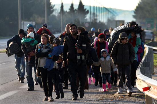 أخبار اليونان مخيم طرد مهاجرين تنظيم احتجاج (1)