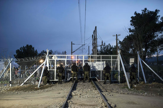 أخبار اليونان مخيم طرد مهاجرين تنظيم احتجاج (7)