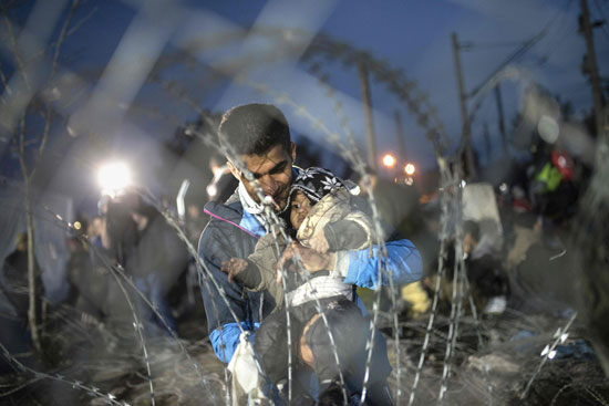 أخبار اليونان مخيم طرد مهاجرين تنظيم احتجاج (9)