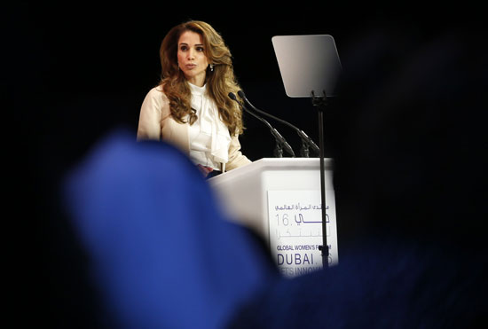 المرأة العربية الملكة رانيا  الاردن  منتدى المرأة العالمى (3)