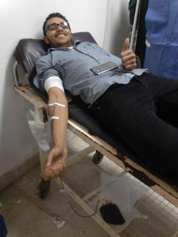 حملة كلية التمريض  بجامعة قناة السويس للتبرع بالدم (1)