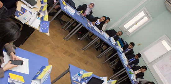 نموذج الاتحاد الأوروبى بـعين شمس يُعد طلاب المدارس للحياة الجامعية (3)