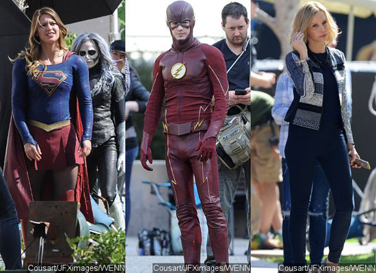  أبطال مسلسلى Supergirl وThe Flash (11)