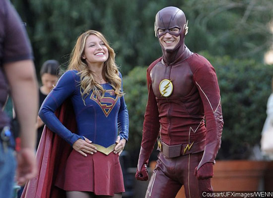  أبطال مسلسلى Supergirl وThe Flash (1)