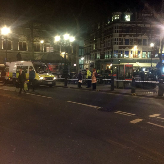 مسلح يحتجز عدد من الرهائن داخل مطعم فى العاصمة البريطانية (4)