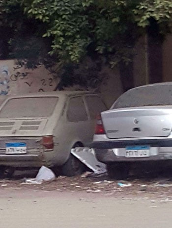 سيارات مهملة فى شارع صابر باشا (4)